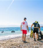 nautisme plage de Nauzan - Camping de Bernezac