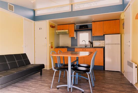 Séjour/Cuisine ouverte - Camping de Bernezac